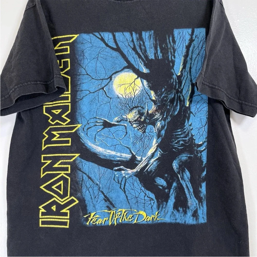 Iron Maiden Fear Of The Dark Black T-Shirt Men’s Size‎ M